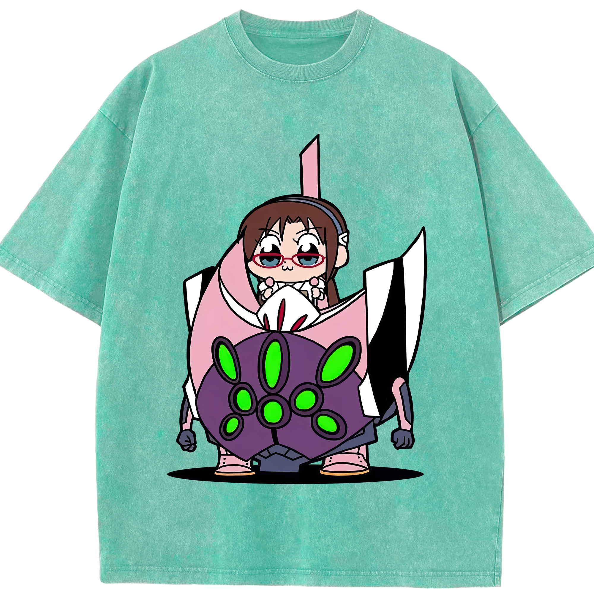 （画像用） EVA 新世紀エヴァンゲリオン 綿100% ヴィンテージ風 半袖Tシャツ（フロントプリント）